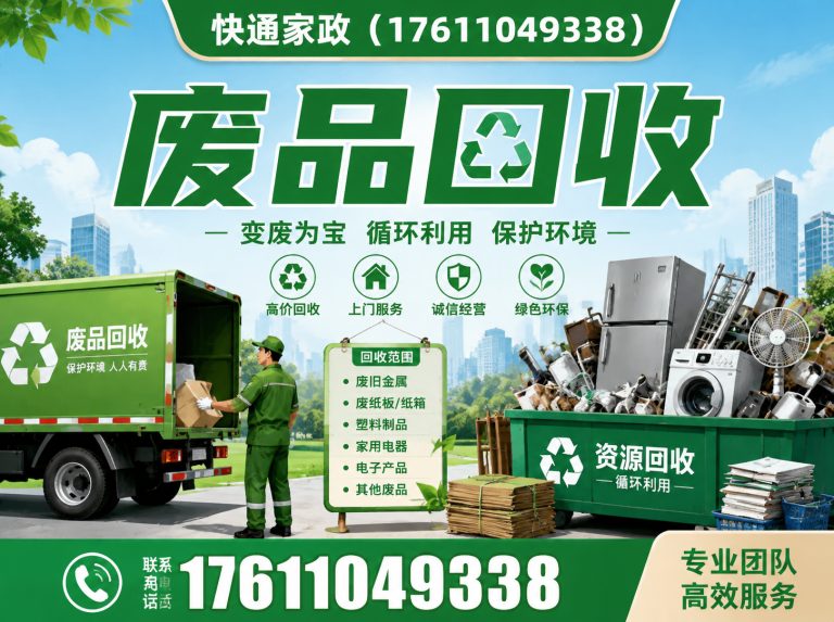 朝阳区废品回收展示图